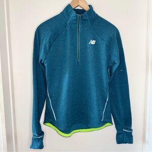 New Balance Heat Grid Half Zip pullover Top Women’s Small Running Activewear EUC